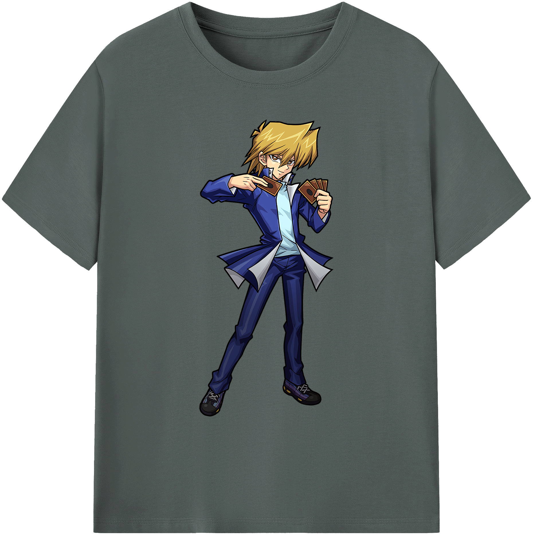 （画像用） 遊☆戯☆王 Yu-Gi-Oh! 綿100％ メンズ半袖Tシャツ｜肌触りやわらか＆通気性